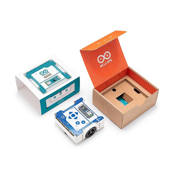 Arduino Alvik [AKX00066] Official Programmable Robot - Compatible with MicroPython - Powered Nano ESP32 - Line Following with Distance and Multi Sensors - Connectors for Lego Technic