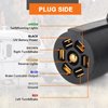 Gilardino 7 Way Trailer Plug, 7 pin Trailer Wiring Harness, 8 Feet 7-Wire Trailer Adapter Cord for RV