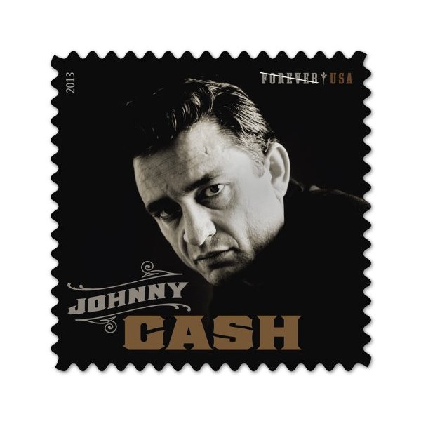 Johnny Cash Stamp Sheet of 16 x Forever U.S. Postage Stamps Scott 4789 By USPS