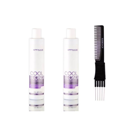 yper Affinage Cool Blonde Conditioner (8.5 oz) with Teasing Comb Pack 2