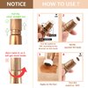 BowJian Bronzer Stick Liquid Contour Stick Concealer Stick Cream Bronzer Stick with Cushion Applicator Waterproof Highlighter Beauty Contour Wand Natural Cream Contour(#01 Dark Brown Contour Stick)
