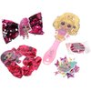 Townley Girl L.O.L Surprise Hair Accessories Box|Gift Set for Kids Girls|Ages 5+ (5 Pcs) Including Hair Bow, Hair Scrunchie & Brush, Button Pin & More, for Parties, Sleepovers and Makeovers