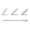 luvtree 16-Pack 5" / 12.8cm Stainless Steel Long Handle Stirring & Mixing Spoon – Reusable Bar Tool for Coffee, Tea, Iced Drinks & Cocktails