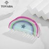 TOVABA Hair Claw Clips for Women Rainbow Shape Hair Clips Cute Medium Hair Clips Trendy Hair Claw Clips Hair Accessories for Women Strong Hold Jaw Hair Clip for Thick Thin Hair