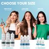 Keratin Hair Treatment Straightening Set 2.03 Fl Oz Natural Ingredients ACAI - Smooths, Softens, Moisturizers, Adds Shine, Reduces Frizz. Packaging may vary (Amazonliss 3 Steps Keratin 2.03 Fl Oz)