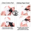 200 Pcs Glue Cleaning Cotton Pads Non-Woven Fabric Wipes Glue Wiping Cloth for Clean Lash Extension Glue, Tweezers,Lash Glue Holder Pads, Glue Bottle Mouth (200 Sheets)