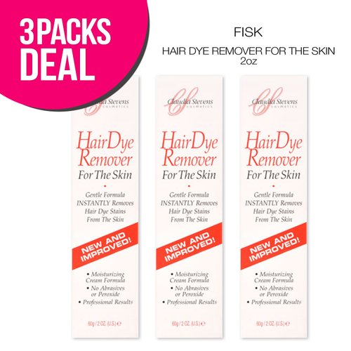 (3 PACKS) Claudia Stevens Hair Dye Remover For The Skin 2oz Deal Package, Hair Color Remover