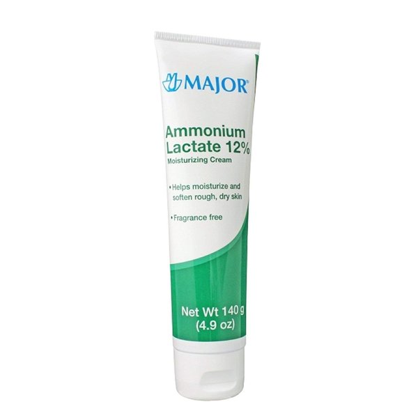 [2 PACK] Ammonium Lactate 12% Moisturizing Cream 140 Gm Flip-Top Tube by Major