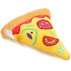 Ipetboom Dog Squeaky Toys Pizza Shaped Dog Toy, Puppy Biting Plush Chewing Toy for Puppy