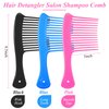 4 Pieces Wide Tooth Combs, Detangling Comb Big Comb Jumbo Rake Comb Wide Tooth Comb for for Thick Long Hair and Curly Hair, Mixed Colors
