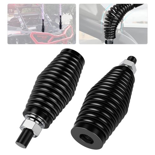 Nilight 2pcs Heavy Duty Barrel Spring Mounting Base for Whip Light ATV UTV RZR SXS Can Am Truck Jeep Off Road, 2 Years Warranty
