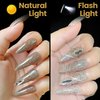 YTD Likomey Reflective Glitter Gel Nail Polish,15ml Champagne Gold Flash Diamond Shimmer Gel Polish,Sparkly Shiny Salon Manicure Spring Gift UV Nail Gel Varnish,SZ012