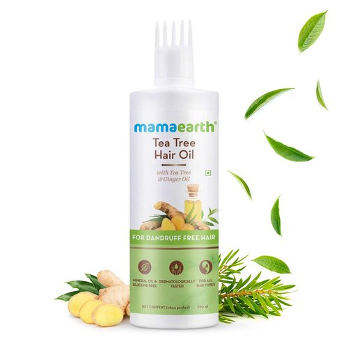 MAMAEARTH Tea Tree Hair Oil with Tea tree & Ginger oil 250ml