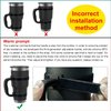 yoelike - 5 Colors - New Upgrade Anti-Slip Adjustable Tumbler Handle Fit for 20 Oz to 40 Oz of YETI, RTIC, Ozark Trail, Travel Mug, SIC, Rambler, Travel Cup and All Brands Tumbler Cup