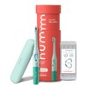 hum by Colgate Smart Battery Toothbrush Kit, Sonic Toothbrush with Travel Case (Teal)