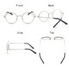EYE ZOOM 3 Pack Metal Frame Round Reading Glasses with Spring Hinge (Black, Silver and Gunmetal, +1.75 Strength)
