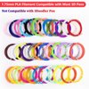 3Dgenius 36 Colors 3D Pen Filament 1.75mm PLA, Each Color 10 Feet, Total 360 Feet 3D Pen Filament Refills 3D Printing Pen Refills with High-Precision Diameter Not Compatible with 3Doodler Pen