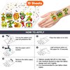 Generic 96 PCS Mexican Tattoos Temporary Theme Cinco De Mayo Fiesta Taco Birthday Party Decorations Favors Supplies Decor Sombrero Maracas Tattoo Stickers for Kids Adults Prizes Carnival