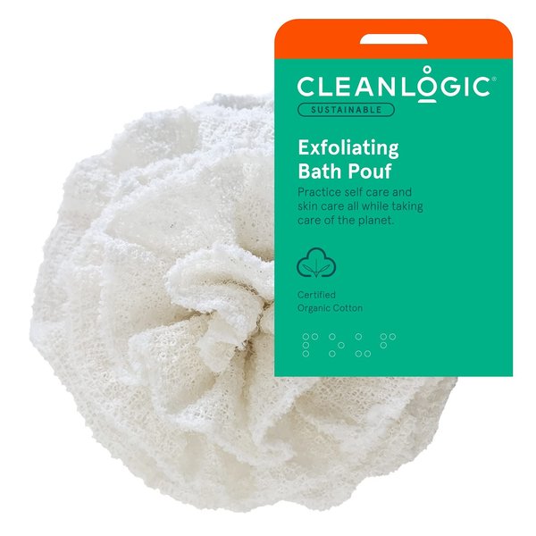 Clean Logic Exfoliating Bath Pouf (Pack of 3)
