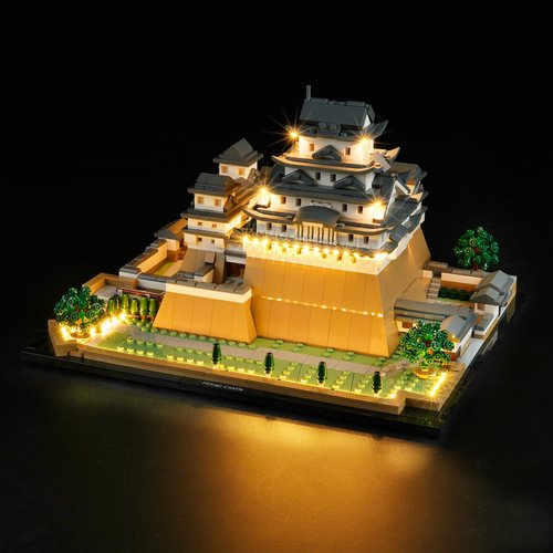 DALDED LED Lighting Kit for Lego Architecture Landmarks Collection: Himeji Castle 21060, LED Light Compatible with Lego 21060 Building Block Models (Not Include Lego Set)