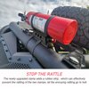 Samman Quick Release Fire Extinguisher Mount Aluminum Adjustable Roll Bar Fire Extinguisher Holder Compatible with Trucks Jeep Wrangler UTV ATV SXS