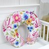DAYEEBALL Nursing Pillow Cover for Boys and Girls, Breastfeeding Pillow Case for Newborn, Soft Baby Breastfeeding Pillow Slipcover, Fit for Standard Infant Nursing Pillows, Colourful Flowers