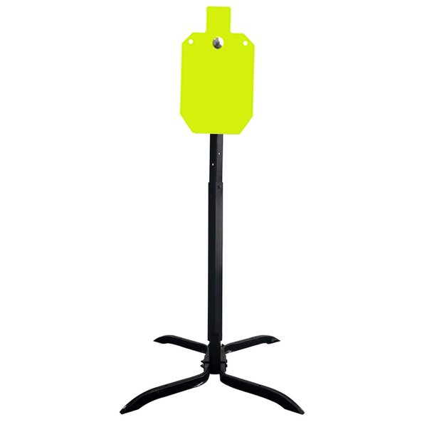 Highwild Target Stand AR500 Steel Target System - 12"x 20"x 3/8" Silhouette with 2x4 Stand Mount Kit, Height Adjustable