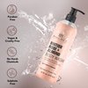 Botanic Hearth British Rose & Almond Body Wash with Shea Butter | Moisturizing Body Wash Shower Gel for Softer, Smoother Skin | Sulfate & Paraben Free | 16 fl oz