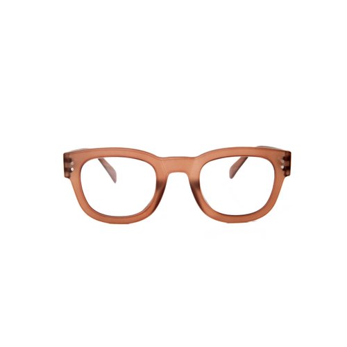 Seërs Eyewear S7 Lightweight Full Magnification Reading Glasses with Scratch-Resistant Anti-Reflective Lenses and Eco-Friendly Frame. (Cinnamon, 3.0)