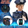 Metemot 9Pcs Police Toys, Police Costume Accessories for Kids, Cop Costume Accessories, Toy Handcuffs, Police hat, Police Officer Costumes Gear for Kids, Halloween for Kids Boys Girls