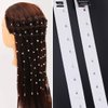 Set of 5 Beautiful Rhinestone DIY Hair Clip Comb Hairpin Headdress Hair Extensions Hair Pins Hair Accessories for Women (Colorful)