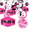 Big Dot of Happiness We’ve Got Spirit - Cheerleading - Birthday Party or Cheerleader Party Hanging Decor - Party Decoration Swirls - Set of 40