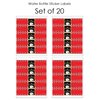 Las Vegas - Casino Party Water Bottle Sticker Labels - Set of 20