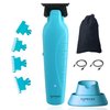 Supreme Trimmer Vader Trimmer ST3778 | 210 Min Run Time DLC T-Blade Cordless Barber Liner | Mens Beard Trimmer Hair Clippers | Limited Edition Blue