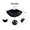 Bybyseno Girl Tutu Skirt, Light Up LED Ballet Tutu Skirt 2-8 Years Fluffy Ballet Dress Up Costume for Kids Party 3-Layer Multicolor Tutu Skirts (Black)