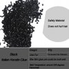 Italian Keratin Glue Hair Adhesive Beads for Hot Fusion Nail/I Tip Hair Extensions 80g- Black