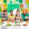 48PCS Soccer Plates 7" Soccer Party Plates Soccer Birthday Plates Disposable Soccer Paper Plates Soccer Birthday Party Decorations Soccer Party Supplies Soccer Dessert Plates for Kids Boys Adults