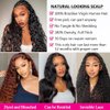 RDFIZZ 13x4 Deep Wave Lace Front Wigs Human Hair,180% Density HD Pre Plucked Deep Curly Lace Front Wigs Human Hair with Elastic,Natural Baby Human Hair Wigs for Black Women(20Inch)