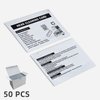 Credit Card Reader Cleaning Cards CR80 Dual Side POS Swipe Card Reader Cleaner for MSR90 MSR605X MSR X6 etc. (50 Cards)