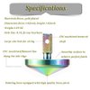 Colorful Metal Spinning Top Stainless Steel Precision Gyroscope Anti-Gravity Spinner Top Perfect Balance Desktop Toy, Unique Gift for Men/Adults