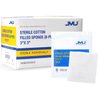 JMU 3x3 Sterile Gauze Pads Individually Wrapped, 100 Count Cotton Filled Gauze Pads, 8-ply Woven Gauze Sponges, Esthetic Wipes for First Aid Wound Dressing