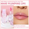 Magic Color Changing Lip Oil,Hydrating Shimmer Lip Glow Oil,Moisturizing Lip Oil Glossy Transparent Plumping Lip Gloss,Warm Change Tinted Lip Oil for Lip Care and Dry Lips (#2 Shimmer Color Changing)