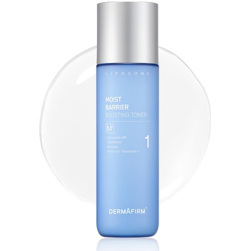 DERMAFIRM Moist Barrier Boosting Face Toner M4 | Ceramide Moisturizer Korean Facial Toner for Cooling & Skin Hydration w/Peptide & Collagen for All Skin Types | No Animal Trials No Paraben 6.76 fl oz