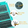 Lash Clusters 300pcs Eyelashes Cluster Individual Wispy Lashes Thin Band for Lash Extension at Home for Beginners by AMZGlRL (20d+30d+40d-D,10-16mm Mixed)