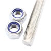 M8x250mm Fully Threaded Rod Studs Long Metric Threaded Screw 304 Stainless Steel Right Hand Threads All Threaded Rod Studs for Anchor Bolts Clamps Hangers U-Bolts 2 Pack