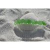 Small Green Sea Glass Hair Comb