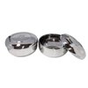 2sets Vacuum Insulated Double Wall Skin Stainless Steel Good Fortune Korean Traditional Rice Bowl with Lid
