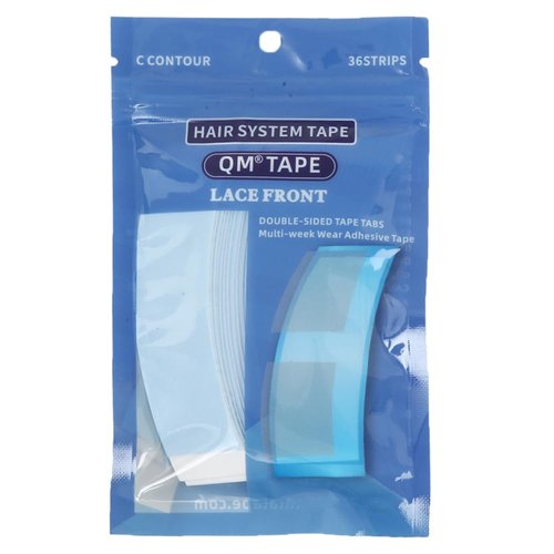 QM Full Lace Wig Toupee Tape Lace Front Wig Topper Hairpiece Hair system Hair unit TAPE Wig Tape Strips Wig Double-Sided Tape (A Whole Piece)