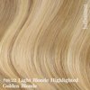 HOTBANANA Human Hair Clip in Hair Extensions, Balayage Light Blonde Highlighted Golden Blonde (Ash Tone) 120g Clip in Hair Extensions Real Human Hair Straight Remy Hair Extensions 14 Inch 7pcs