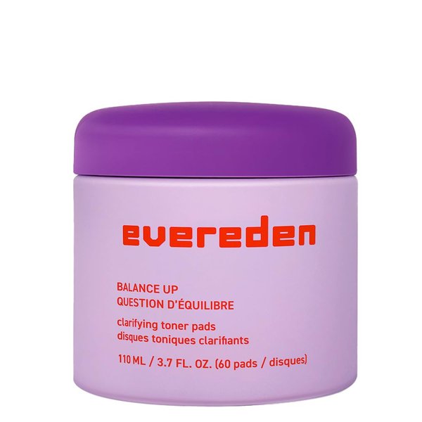 Evereden Balance Up Toner Pads for Face - Clean and Vegan Pre-Teen Water-Based Face Toner Pads with Green Tea, Chamomile, and White Tea For Oily and Pimple-Prone Skin - Balanced Skin & Clog-Free Pores